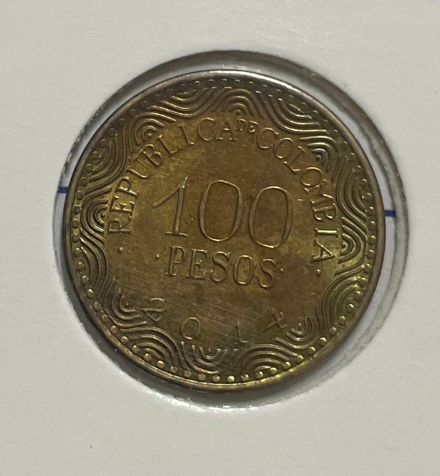 100 pesos Colombia 2014, Ophalen of Verzenden, Zuid-Amerika