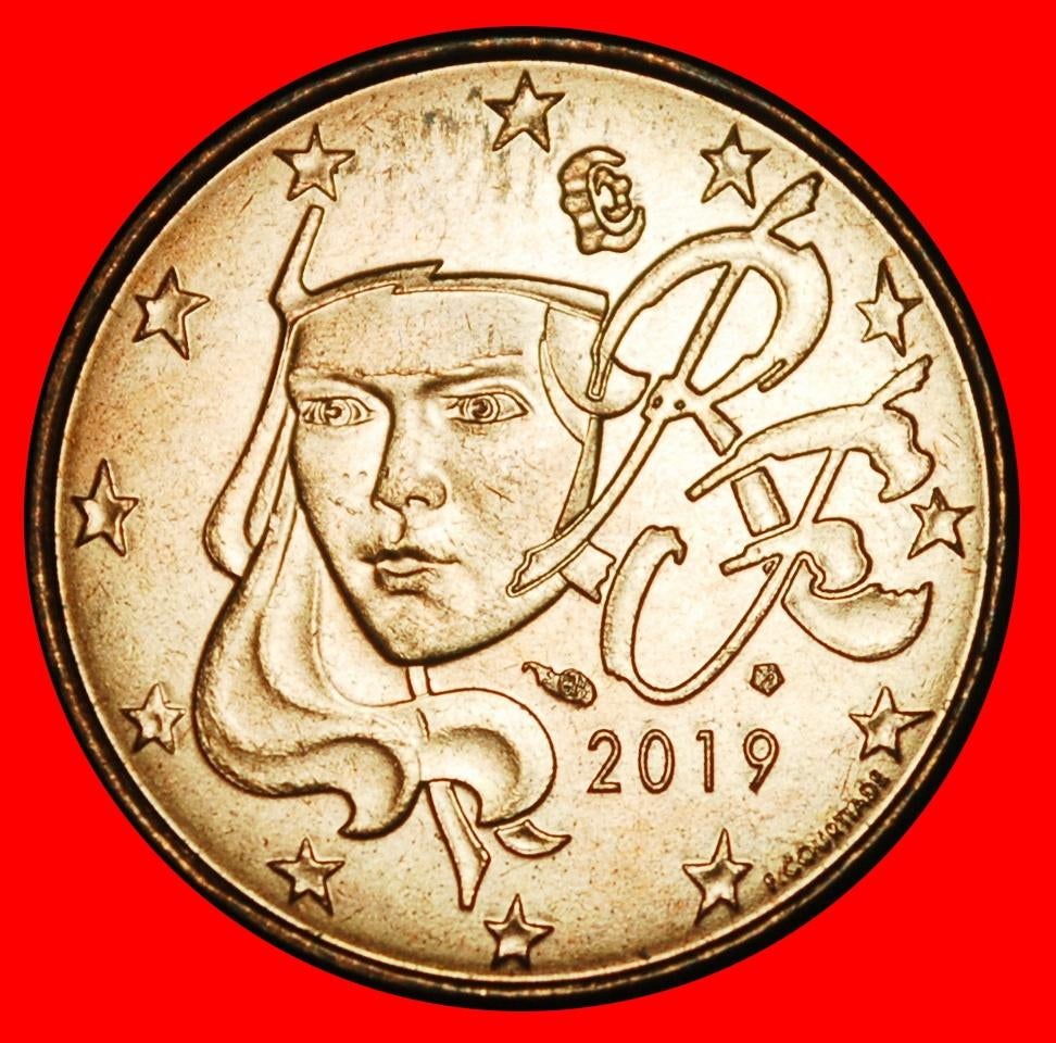 Ⰺ MARIANNE (1999-2026): FRANCE 5 EURO CENTS 2019! UNC!, Ophalen of Verzenden, Frankrijk, 5 cent, Losse munt