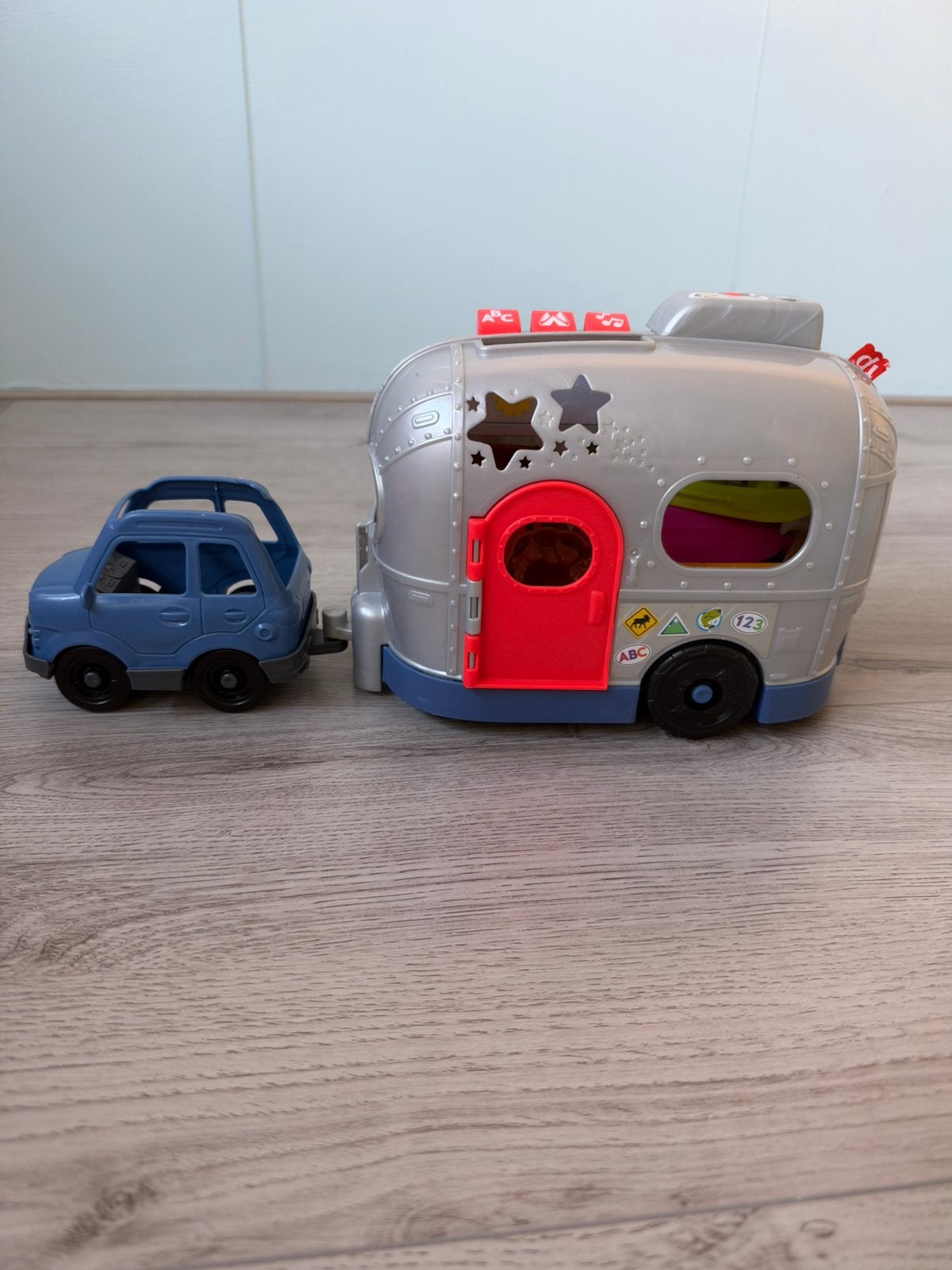 Fisher-Price Little People camper, Ophalen, Zo goed als nieuw