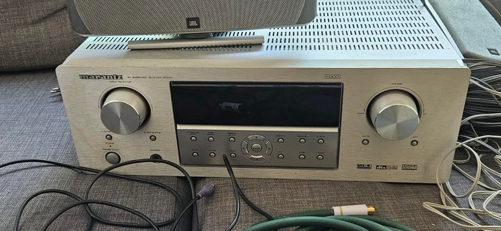 Marantz SR3001 Receiver met 3 JBL Speakers & Kabels, 60 tot 120 watt, Ophalen, Marantz, Gebruikt