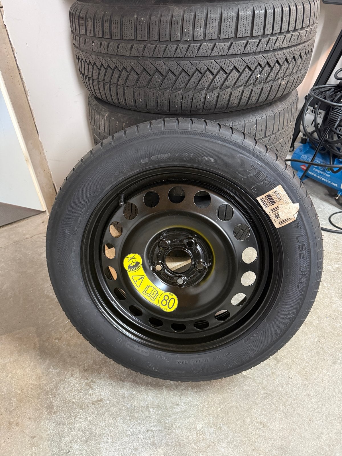 Ford Kuga 17 inch thuiskomertje reservewiel, Ophalen of Verzenden, Gebruikt