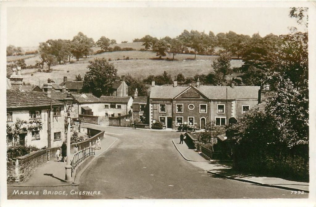 701-461-025 Marple Bridge Cheshire, Verzamelen, Verzenden, Voor 1920, Engeland