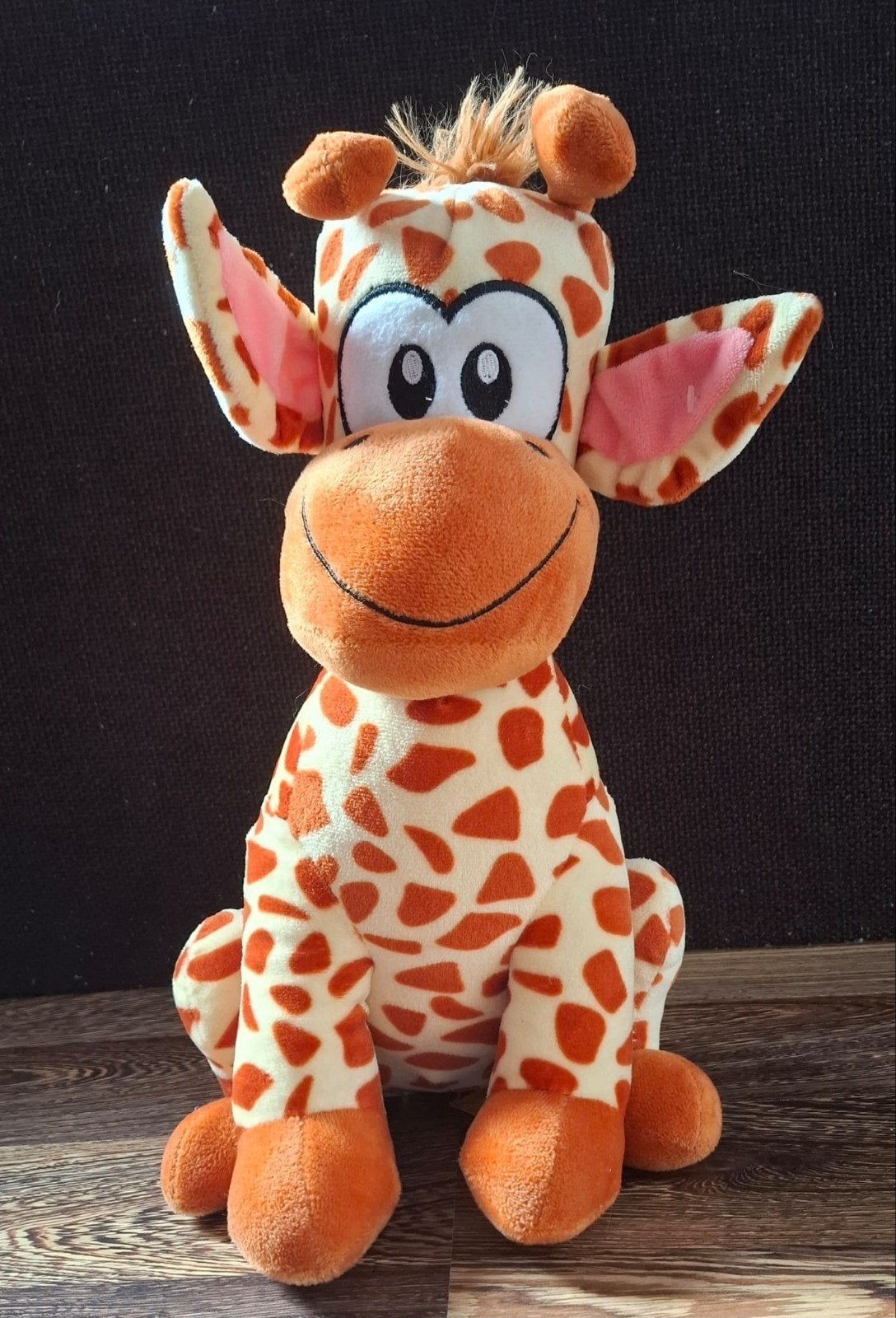 Leuke pluche giraf knuffel - Zo goed als nieuw, Oranje, Overige merken, Giraf, Overige karakters