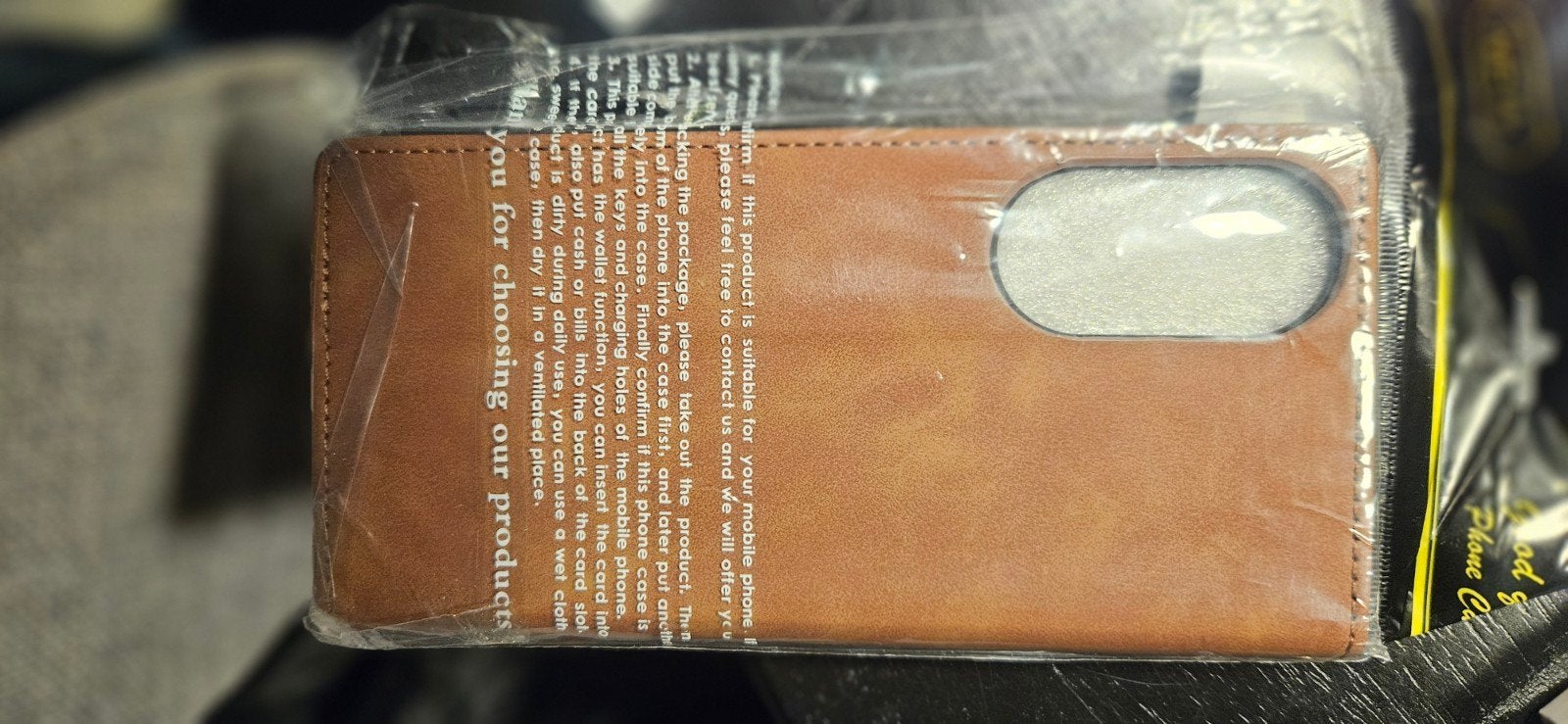Leren Flipcase Hoesje voor Smartphone - Bruin, Ophalen of Verzenden