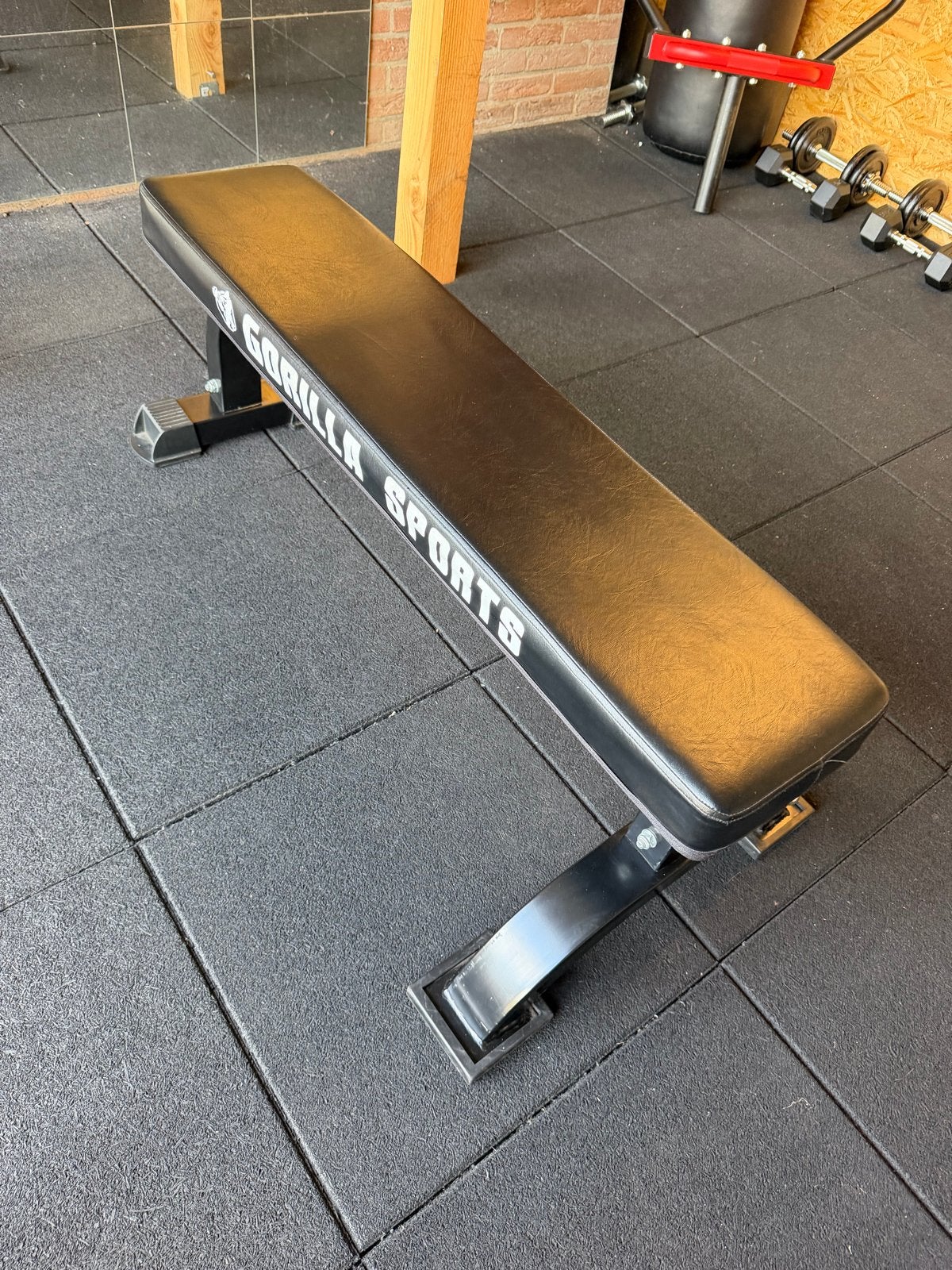 Gorilla Sports Fitnessbank - In goede staat! Heel stevig., Sport en Fitness, Fitnessmaterialen, Ophalen, Gebruikt, Borst, Fitnessbank
