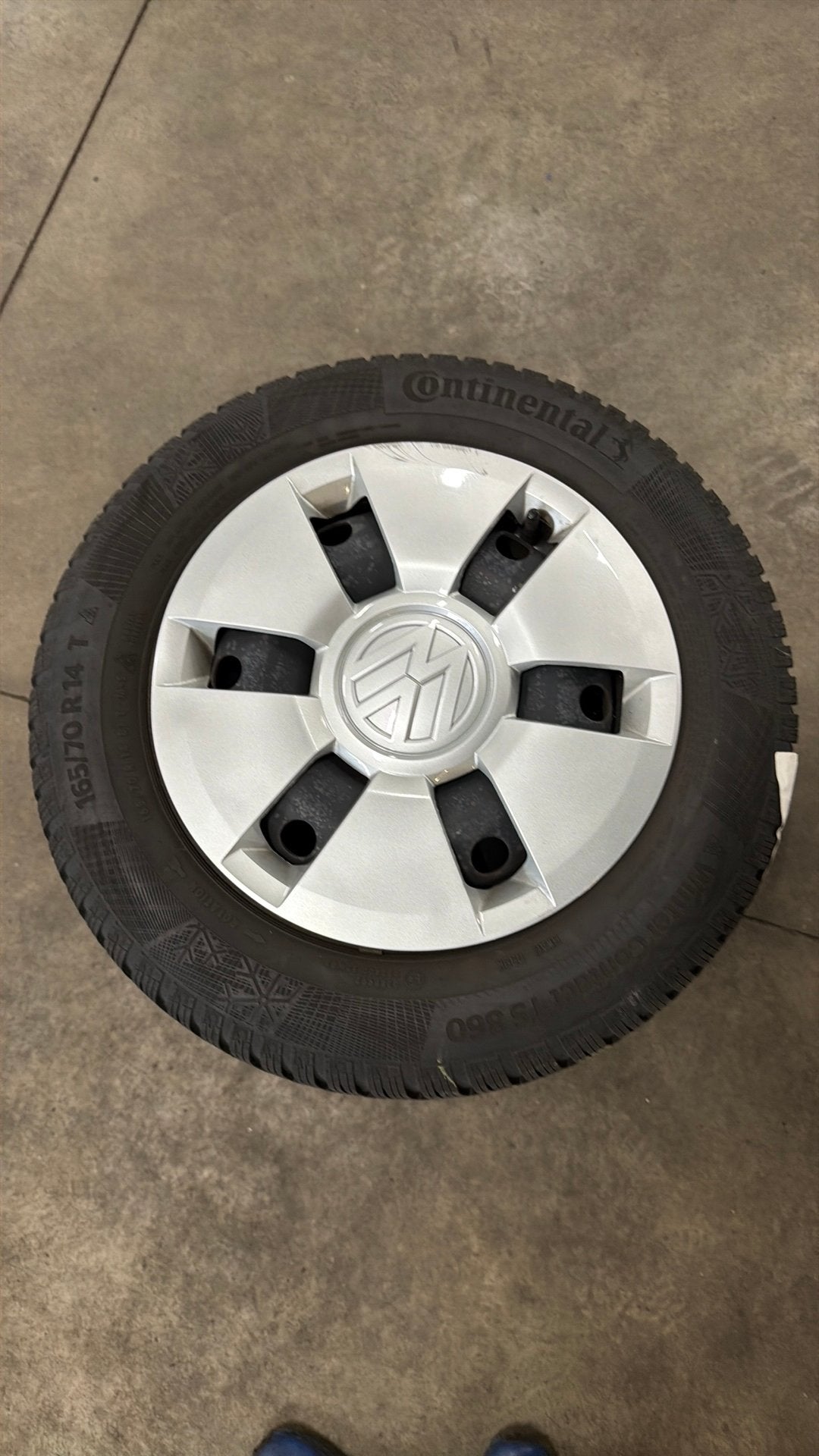 Volkswagen Up winterset, Auto-onderdelen, Ophalen, 14 inch, Banden en Velgen, Winterbanden