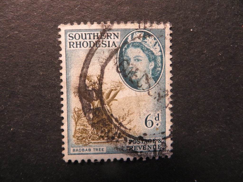 A00319: Southern Rhodesia QEII 6 d, Postzegels en Munten, Postzegels | Afrika, Ophalen of Verzenden, Tanzania