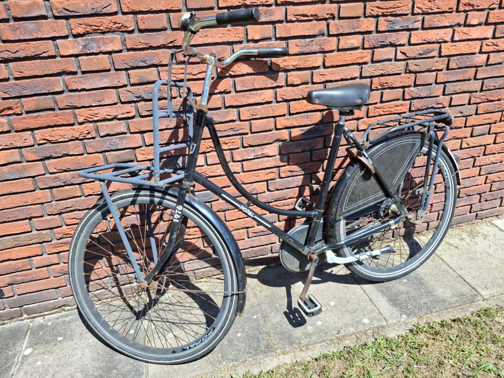 Popal 28 inch omafiets met transportrek, Ophalen, Gebruikt, Versnellingen