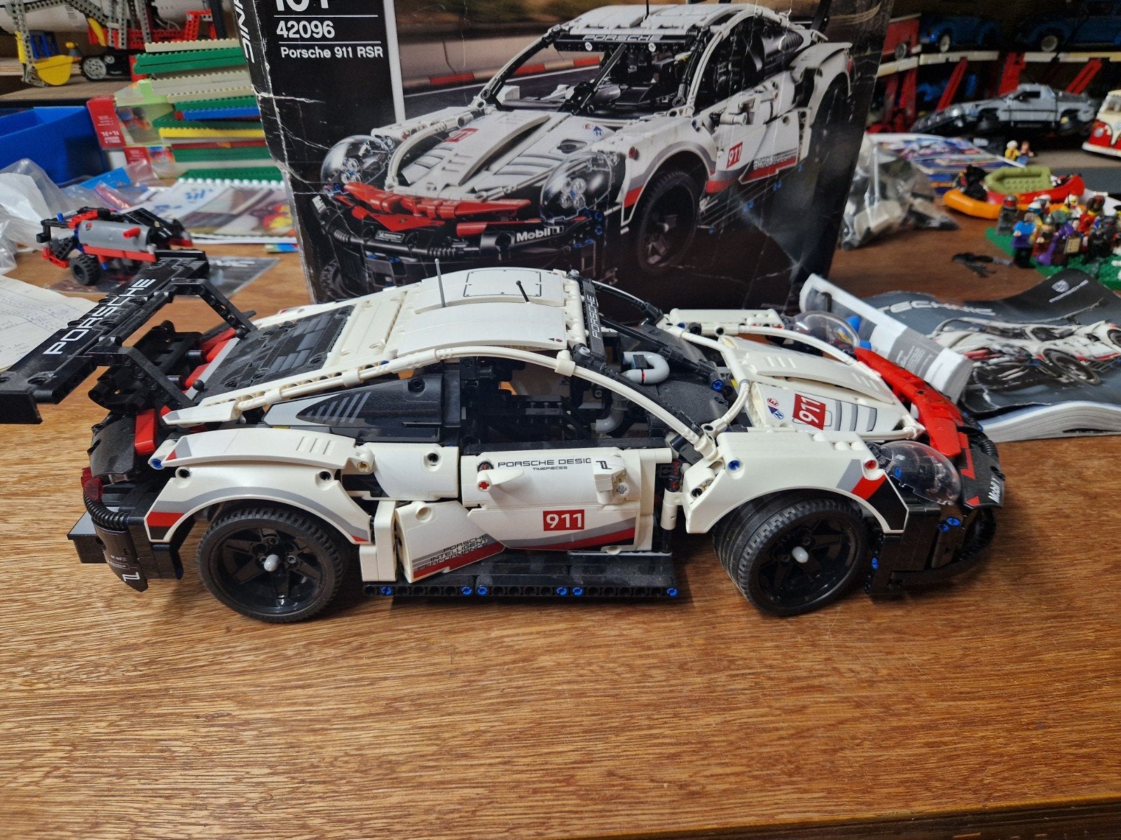 LEGO Technic 42096 Porsche 911 RSR, Gebruikt, Lego, Ophalen of Verzenden, Technic