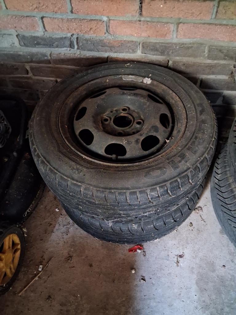 2 velgen met winterbanden, Ophalen of Verzenden