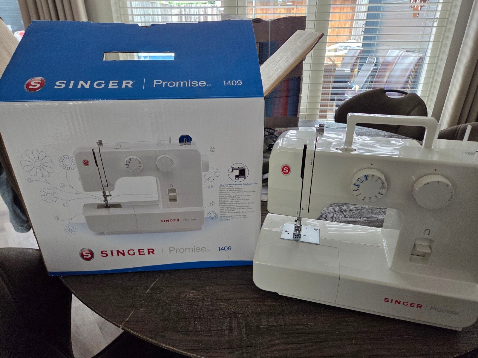 Nieuwstaat Singer Promise 1409 Naaimachine - Nooit Gebruikt, Ophalen of Verzenden, Nieuw, Naaimachine, Singer