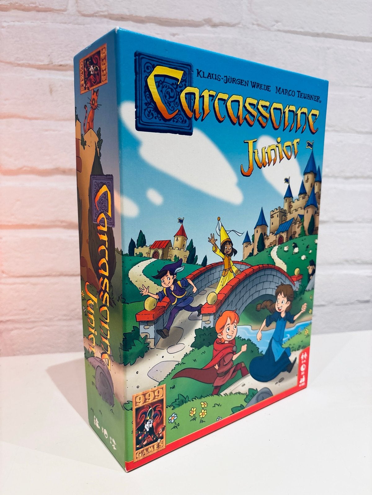 Carcassonne Junior Bordspel - Compleet en in goede staat, Ophalen of Verzenden, Zo goed als nieuw