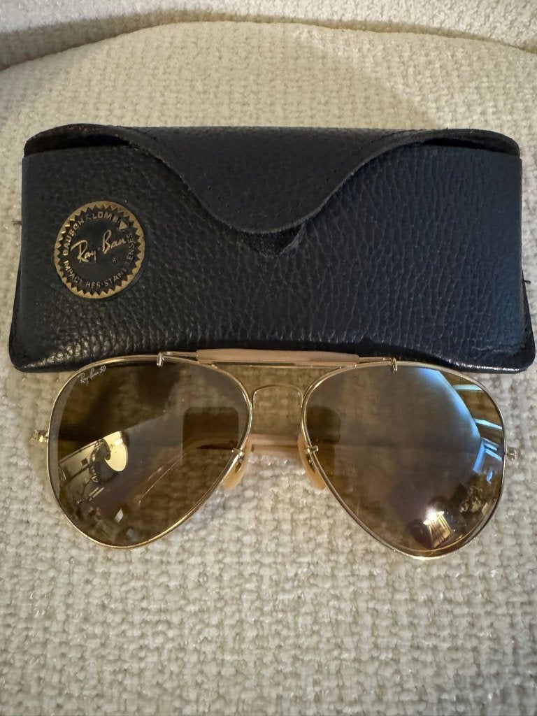 Vintage B&L Ray-Ban RB50 General Outdoorsman 62 zonnebril G4, Ray-Ban USA, Gebruikt, Zonnebril, Overige kleuren
