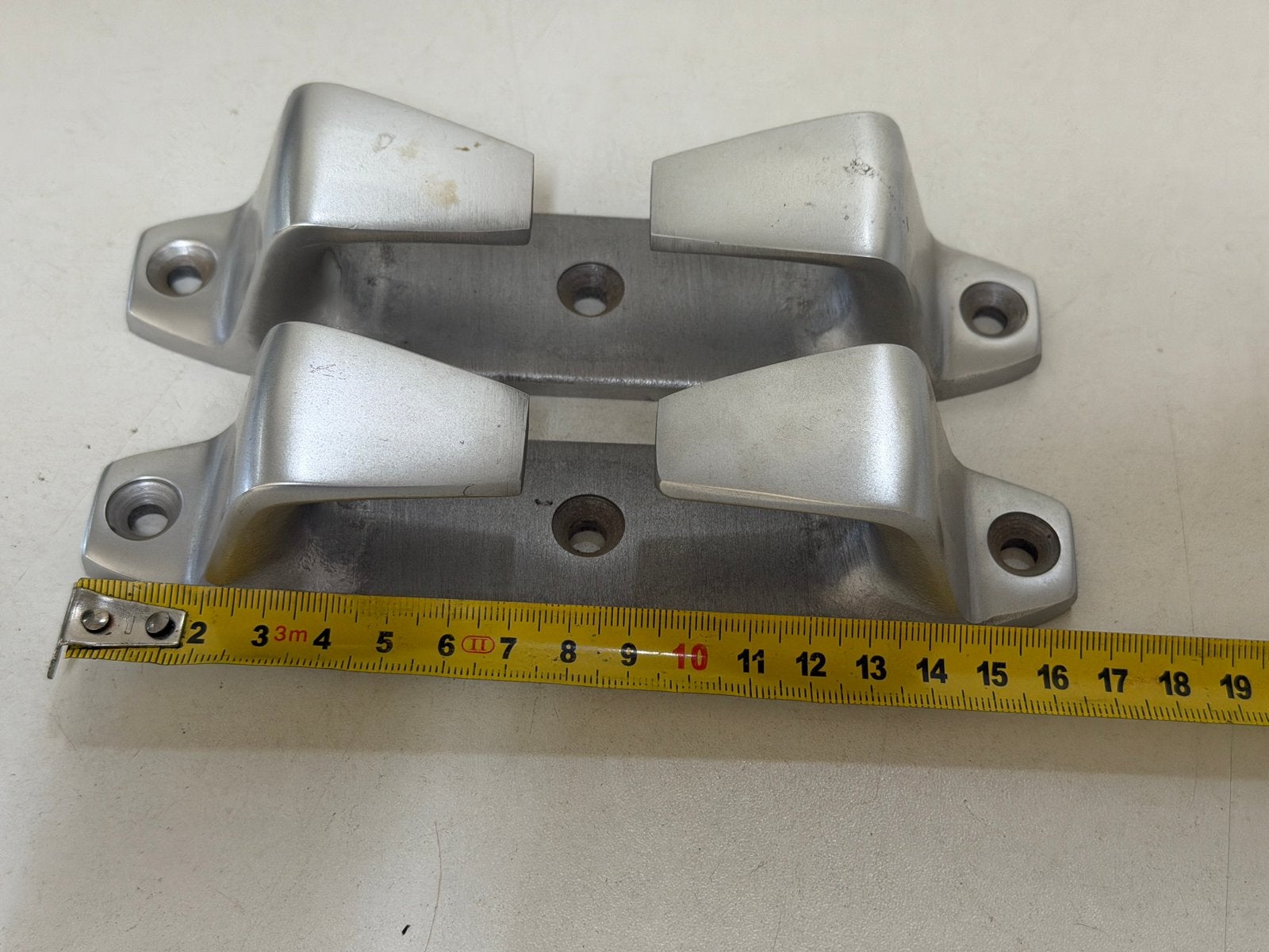2 x nieuwe Aluminium verhaalklamp / boegklamp 165 mm, Watersport en Boten, Ophalen of Verzenden, Nieuw, Overige typen