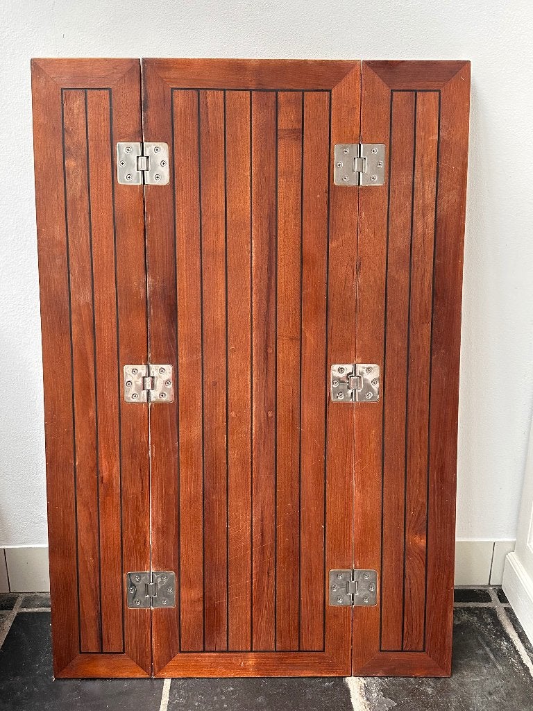 Teak houten boot tafel, Watersport en Boten, Ophalen, Interieur en Kussens