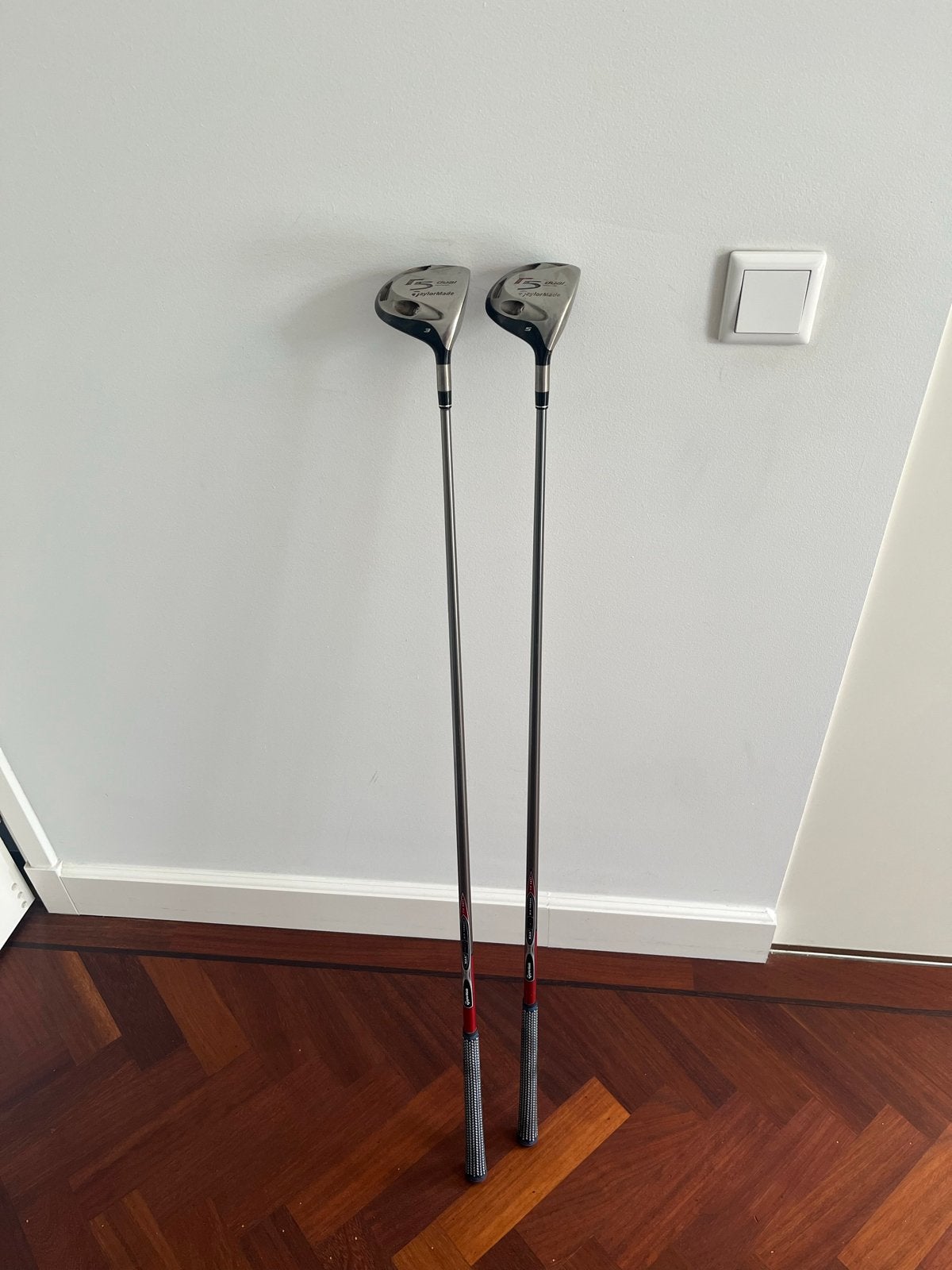 TaylorMade R5 Dual houten 3 en houten 5, Ophalen, Gebruikt, Club, Overige merken