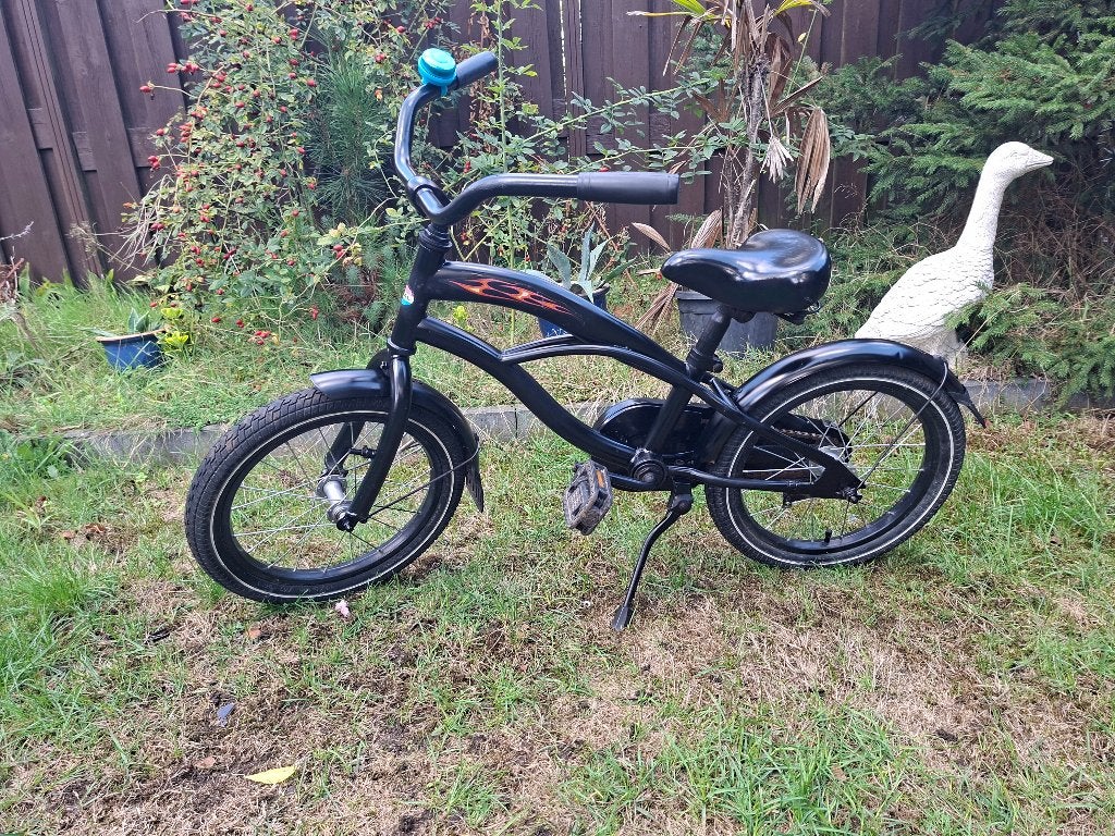 Volare Jongensfiets 16 inch terugtraprem, Fietsen en Brommers, Ophalen, Terugtraprem, Gebruikt, Volare Black Cruiser