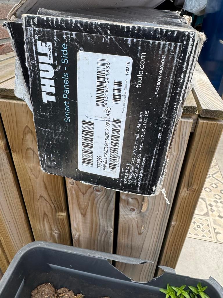 Thule Rainblocker G2 Side 2.50M (nieuw), Caravans en Kamperen, Ophalen, Zo goed als nieuw