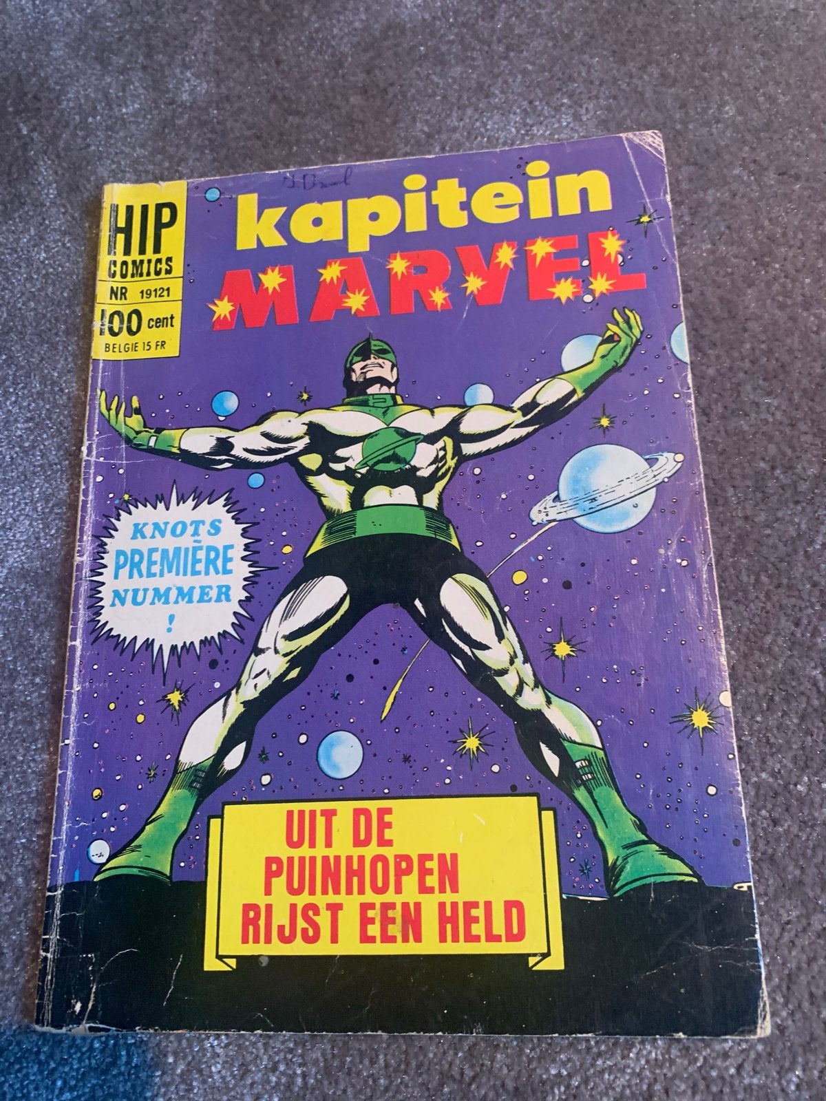 Kapitein Marvel - Hip Comics - KNOTS PREMIÈRE - 1969, Boeken, Eén stripboek, Ophalen of Verzenden, Zo goed als nieuw