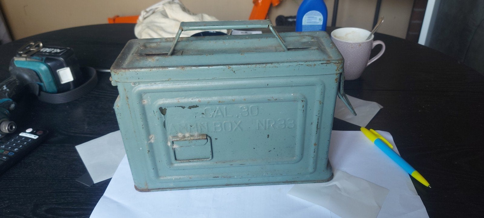 Vintage munitiekist CAL .30 AMMO BOX - NR33, Ophalen of Verzenden