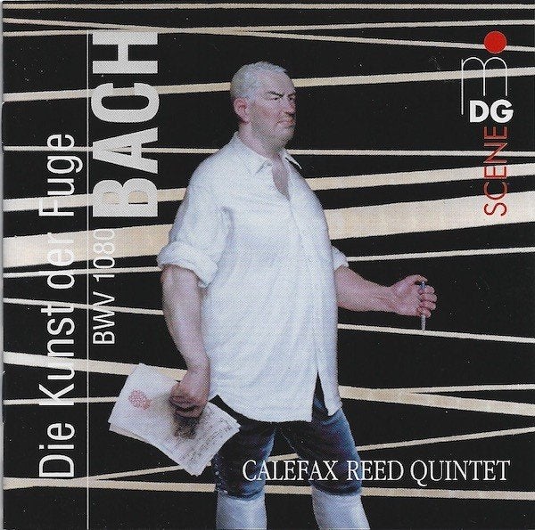 die kunst der fuge calefax reed quintet, Verzenden, Barok, Zo goed als nieuw, Overige typen
