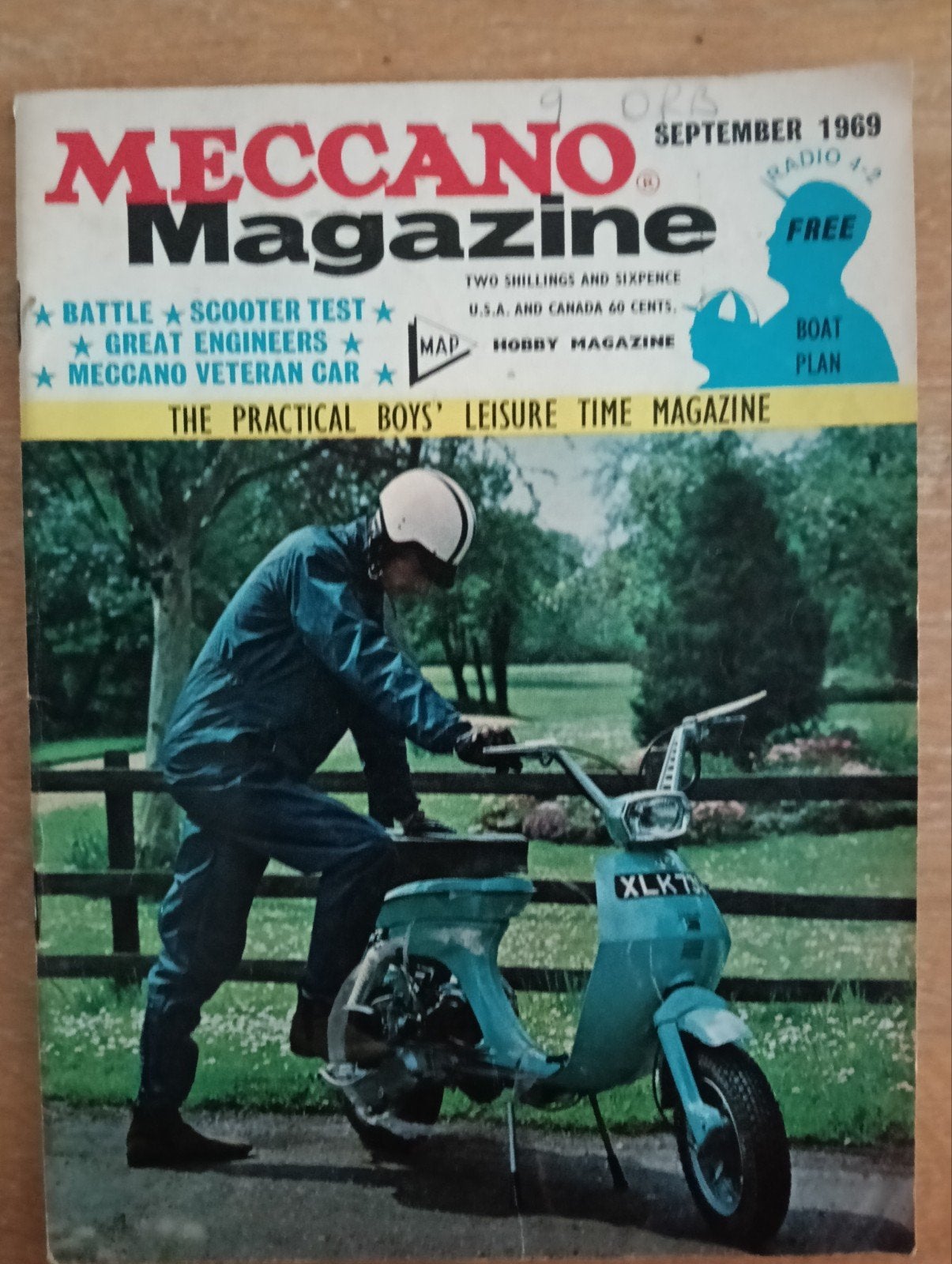 Meccano Magazine September 1969 - Vintage Hobby Magazine, Ophalen of Verzenden, Gelezen, Overige typen