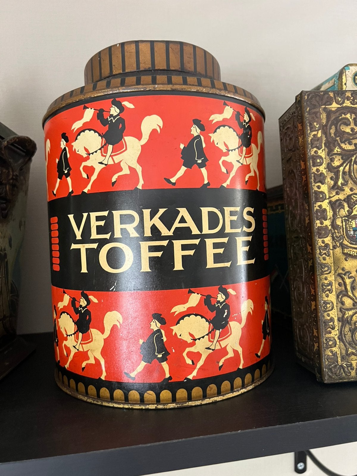 Verkade toffee tonnetje, Ophalen of Verzenden, Zo goed als nieuw, Verkade