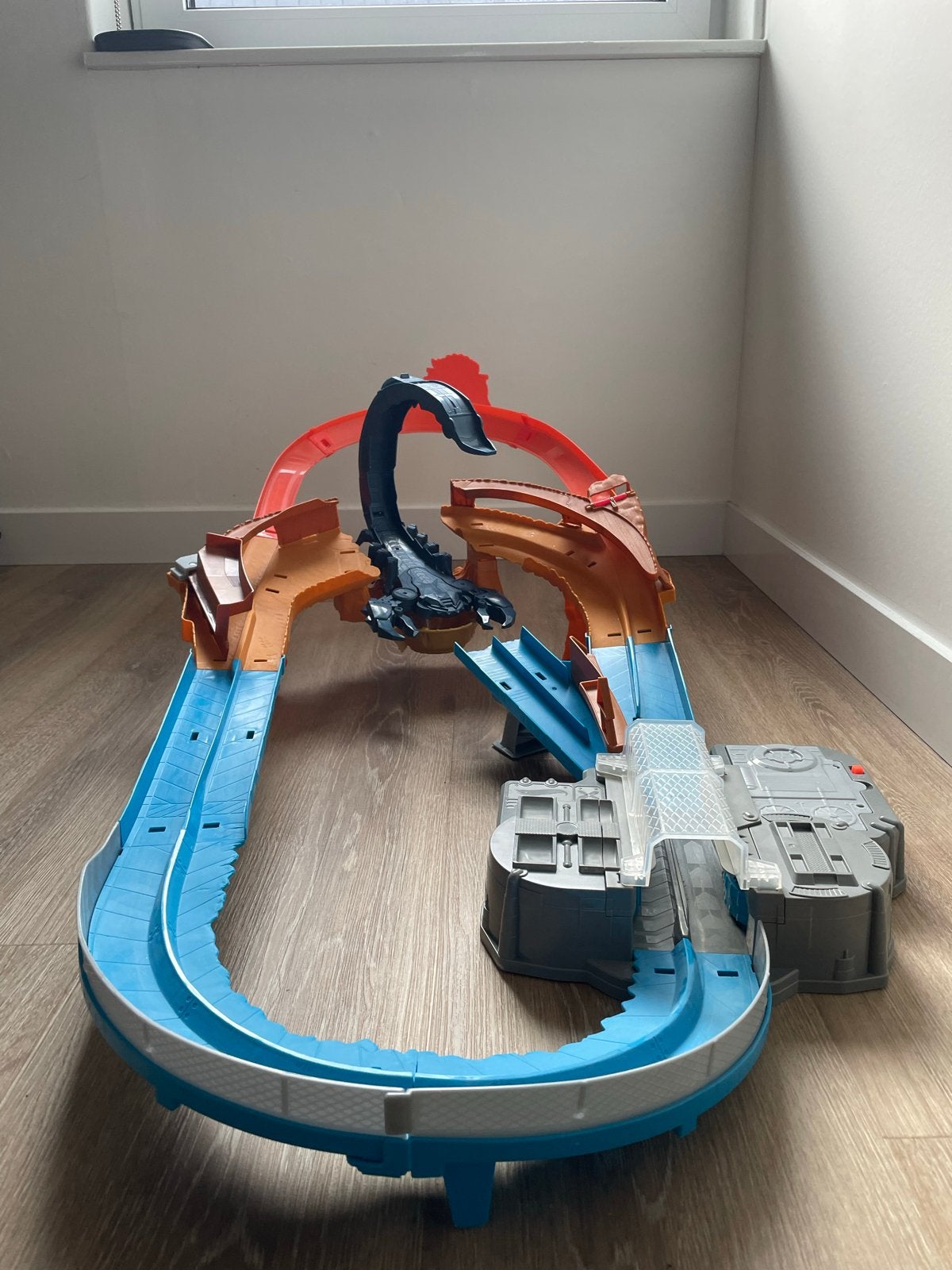 Hot Wheels Racebaan met Looping en Schorpioen, Ophalen of Verzenden, Hot Wheels, Met looping, Elektrisch