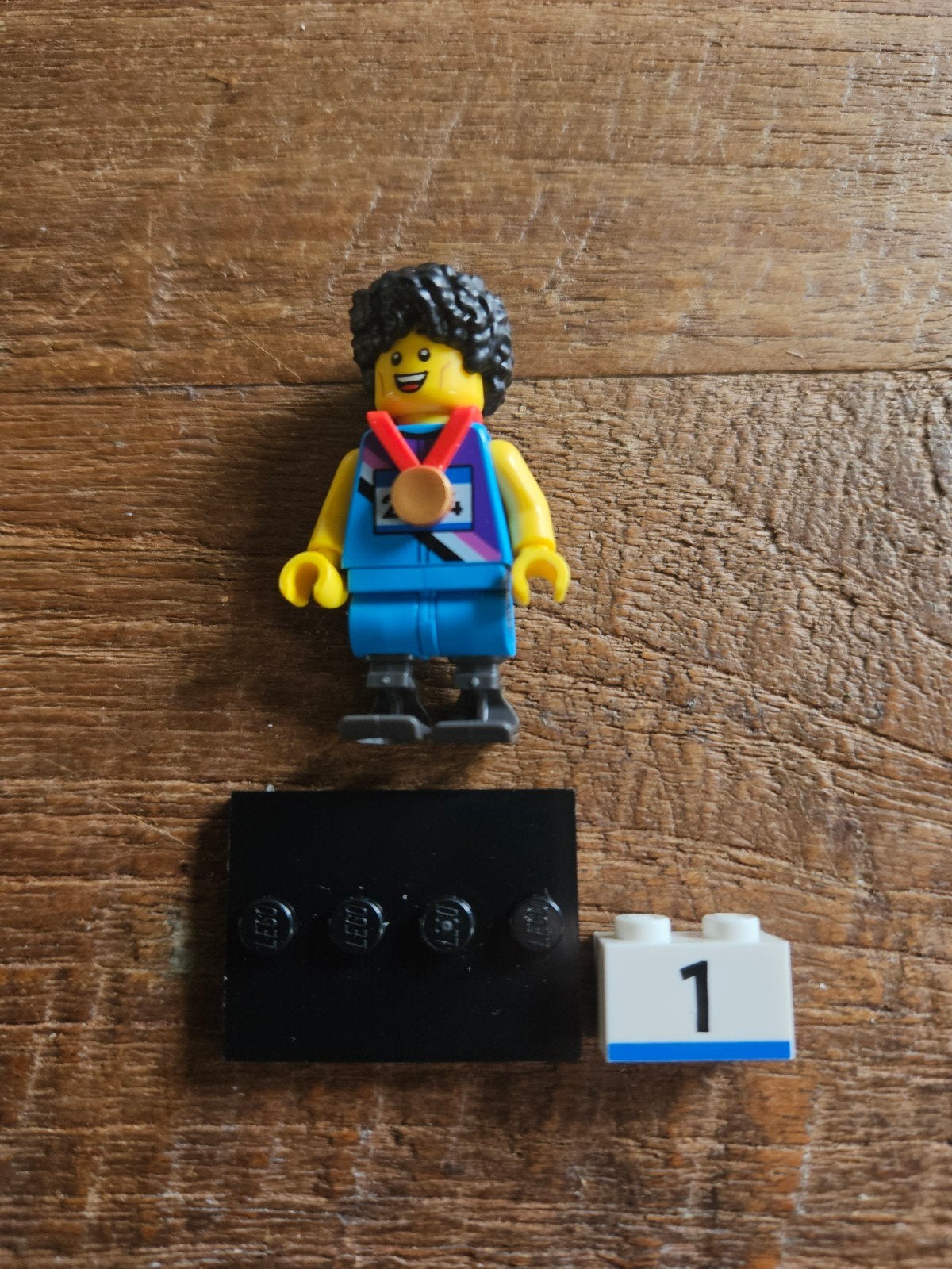 LEGO Minifiguur Olympische Spelen 71045-04 Atletiek, Verzenden, Zo goed als nieuw