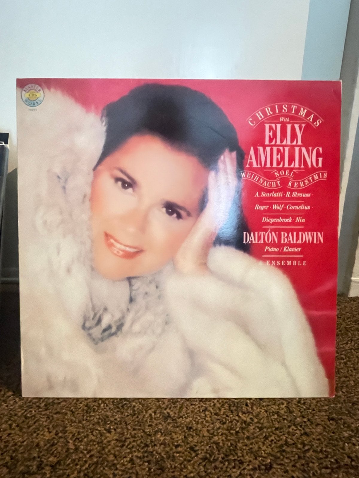 Elly Ameling - Christmas with Elly Ameling LP, LP, Gebruikt, Overige genres, Ophalen of Verzenden