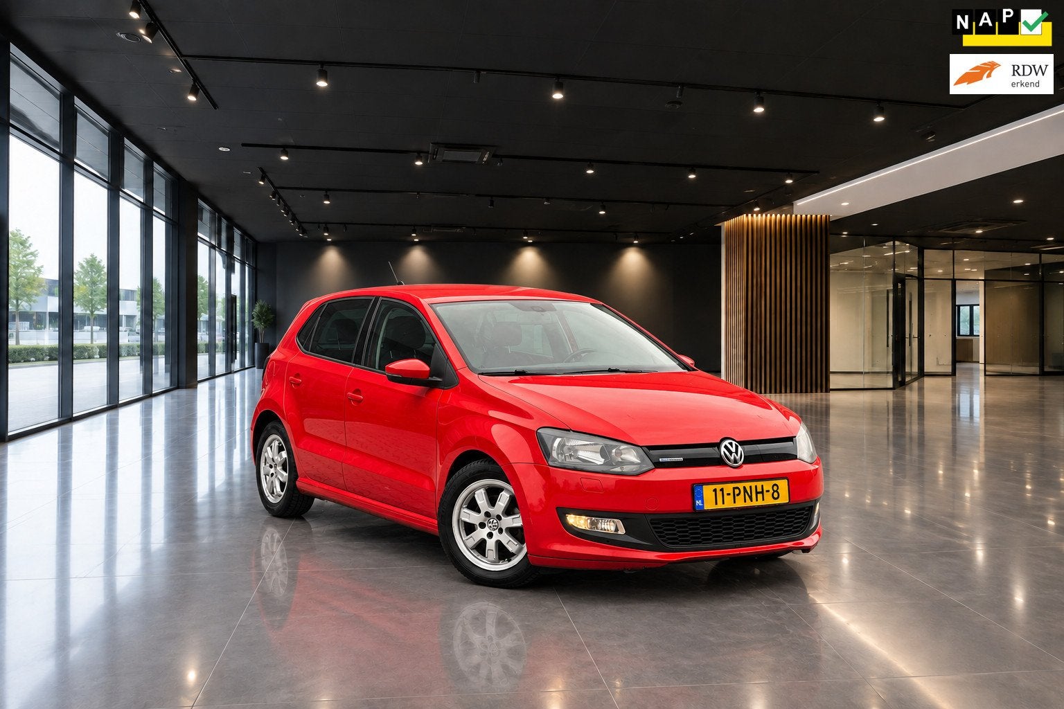 Volkswagen Polo 1.2 TDI BLUEMOTION COMFORTLINE 5DRS NAVI, Auto's, Voorwielaandrijving, Euro 5, Stof, 1199 cc