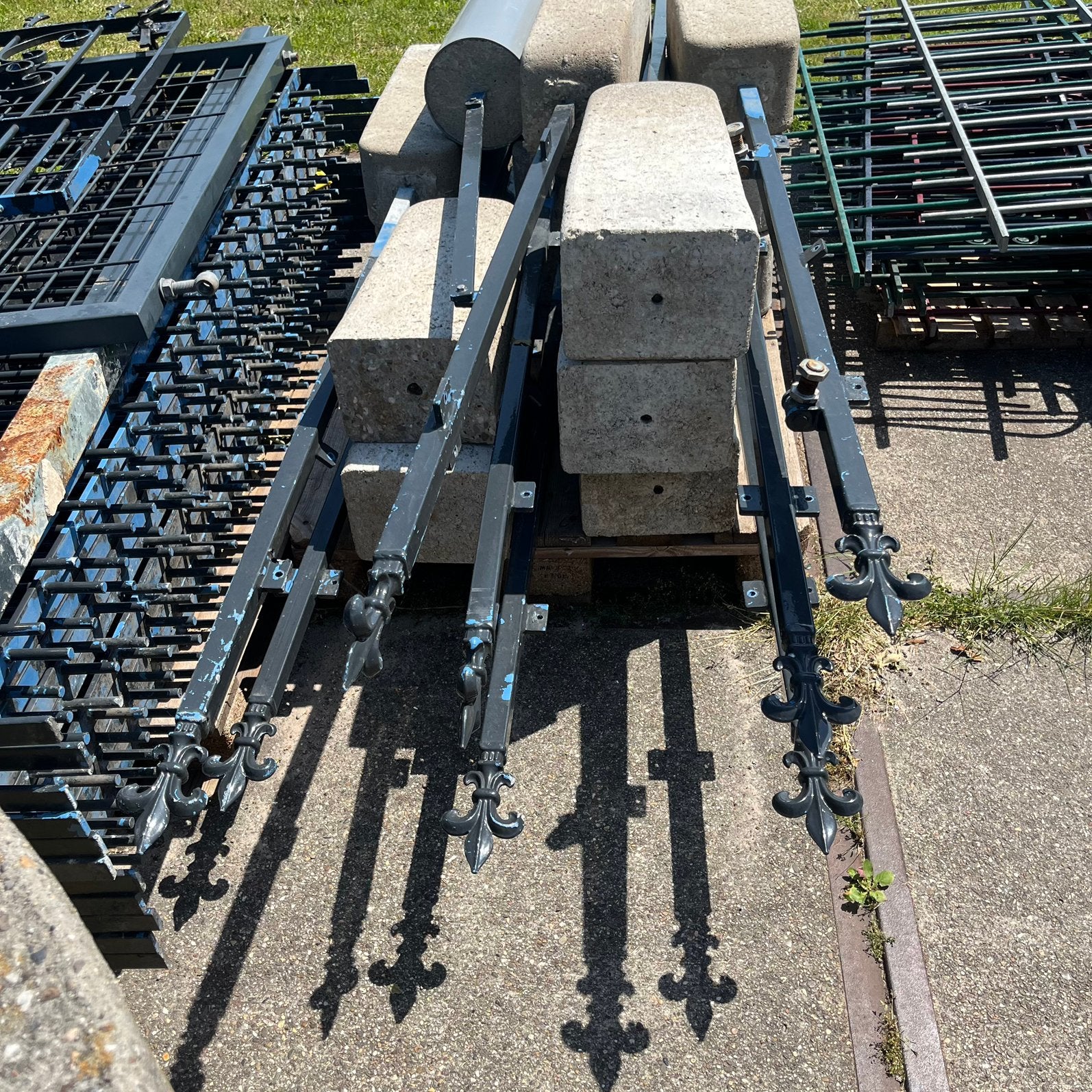 Ijzer sierlijk hekwerk, Ophalen, Gebruikt, IJzer, Sierhekwerk