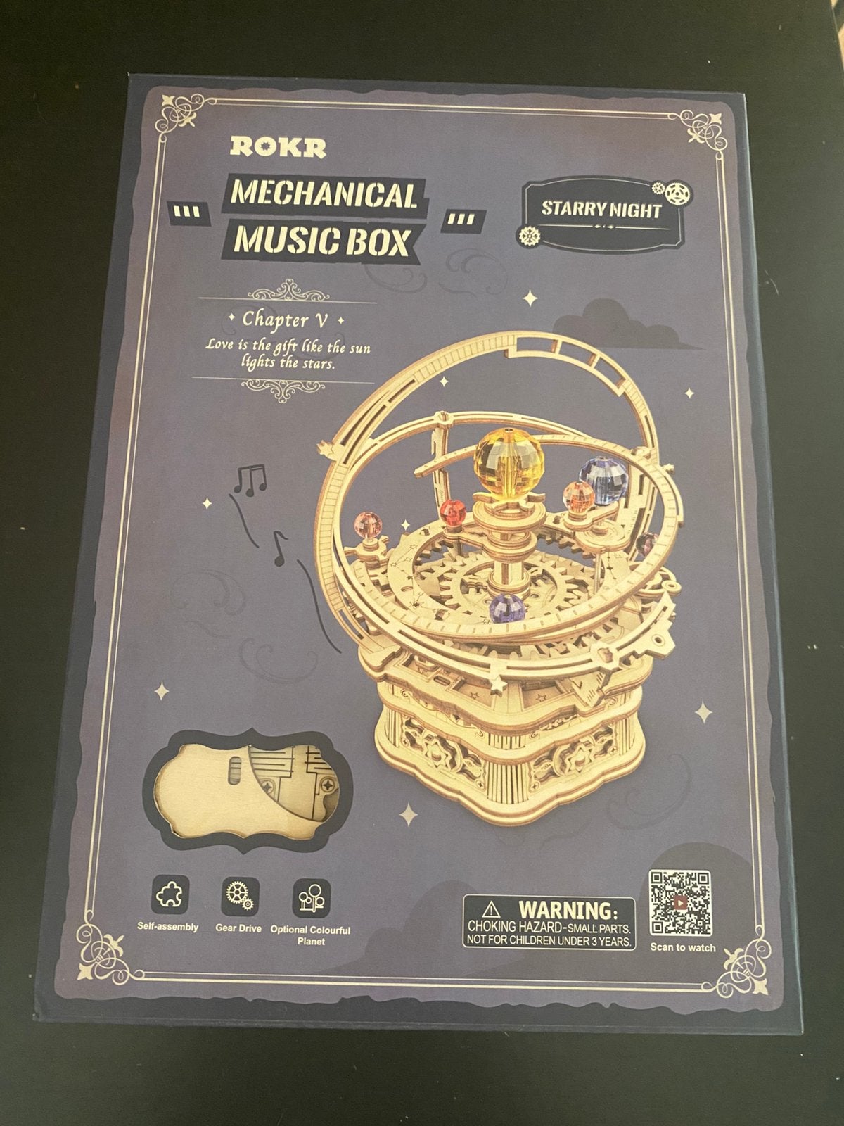 ROKR Starry Night Mechanical Music Box AMK51 Nieuw in doos, Ophalen of Verzenden, Nieuw, 1:50 tot 1:144