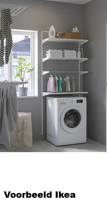 (0552W) Ikea Boaxel wasmandcombinatie, Ophalen, Gebruikt, Wasrek, .