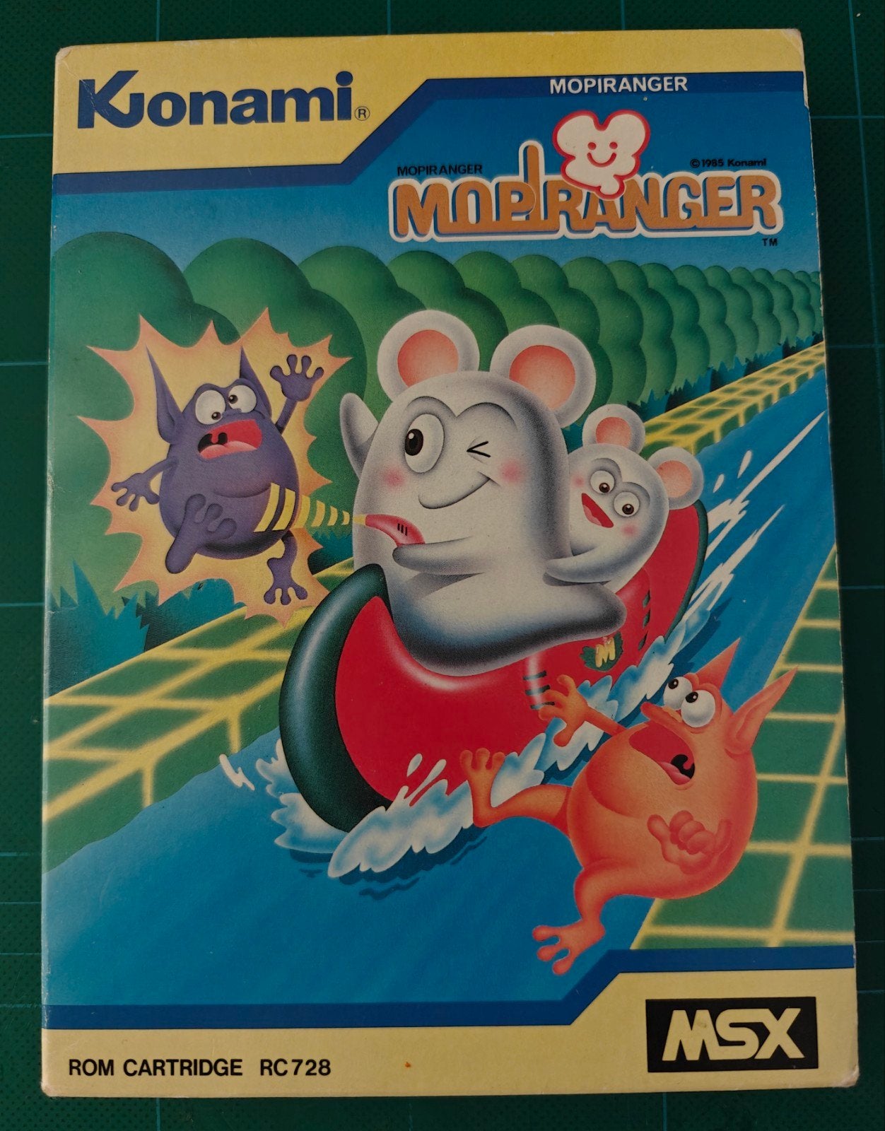 MSX Mopiranger RC728 - Konami CIB, Spelcomputers en Games, Games | Overige, Gebruikt, 1 speler, Eén computer, Ophalen of Verzenden