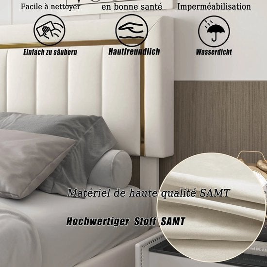 Modern Velours Bed – Boxspring Bed – Slaapbank – Stapelbed, Corvance B.V., Verzenden, Nieuw, Corvancebol@gmail.com