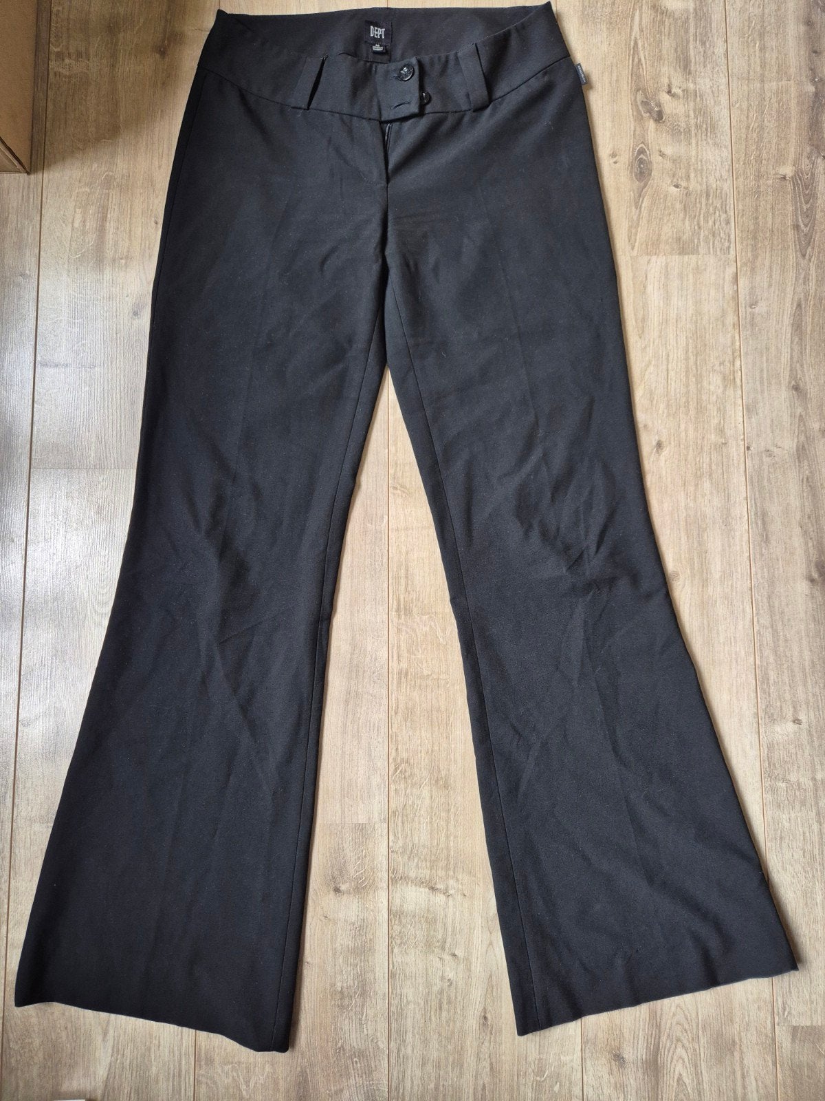 DEPT Flared Broek Maat M Zwart, Maat 38/40 (M), Zwart, DEPT, Ophalen of Verzenden