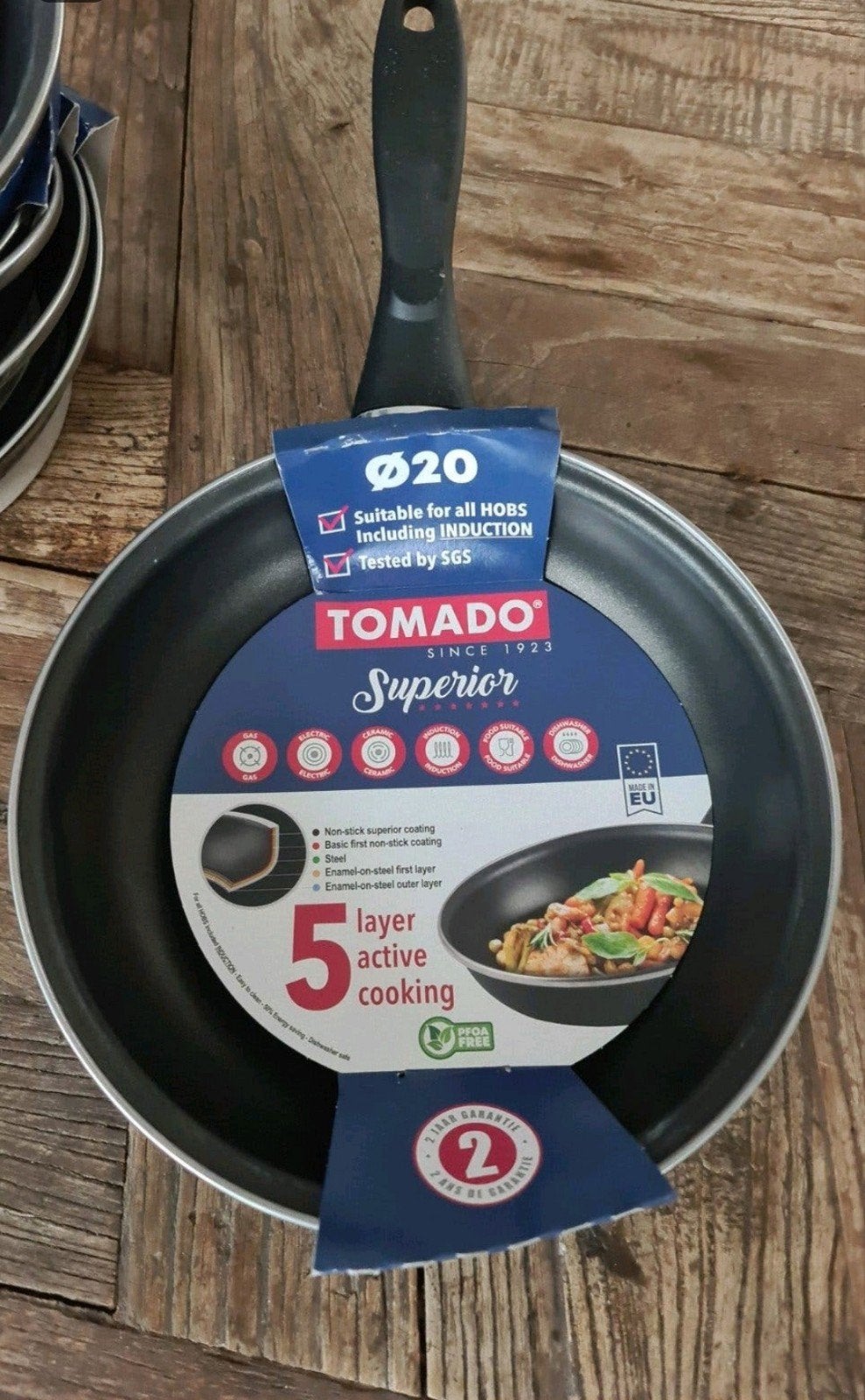 nieuw Tomado Superior Koekenpan Ø20 cm - Inductie geschikt, Koekenpan, Antiaanbaklaag, Nieuw, Ophalen of Verzenden