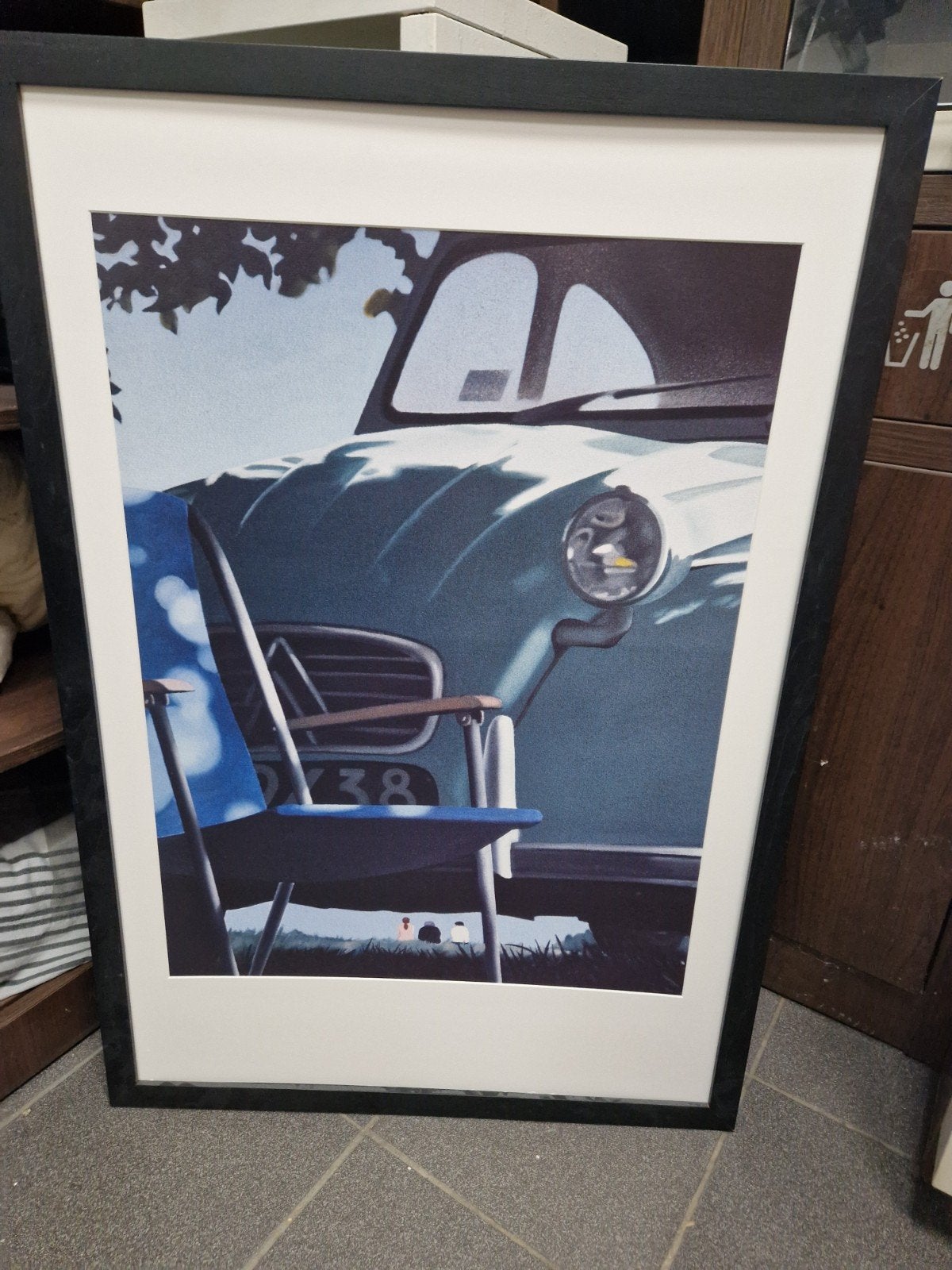 Gerard schlosser grootmoeder, Ophalen of Verzenden, Zo goed als nieuw, Print, 75 cm of meer
