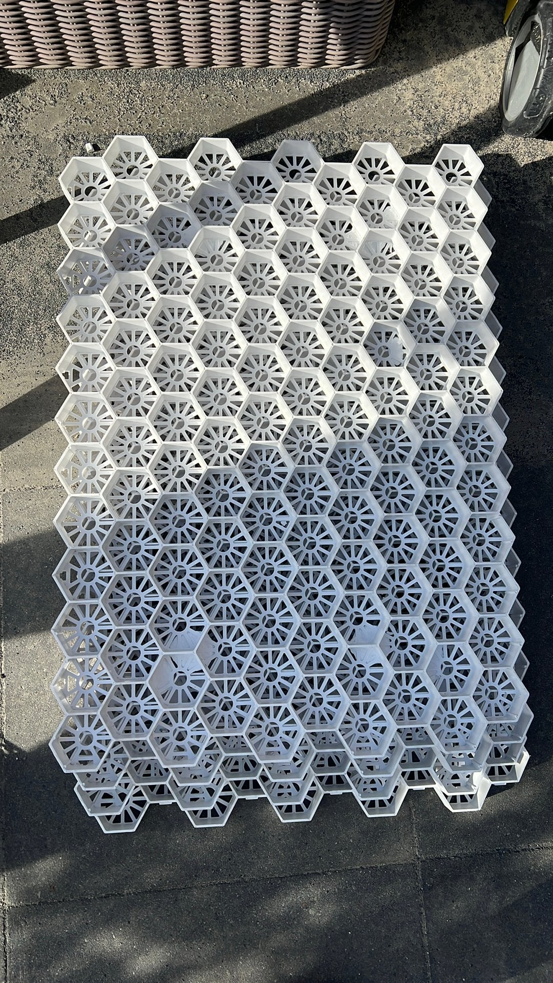 4x Easygravel 3XL Grindplaten, Tuin en Terras, Ophalen, Overige materialen, Wit, Overige typen