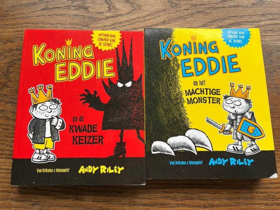 Koning Eddie deel 1 en 2 - Nette staat, Boeken, Ophalen of Verzenden, Gelezen, Fictie algemeen