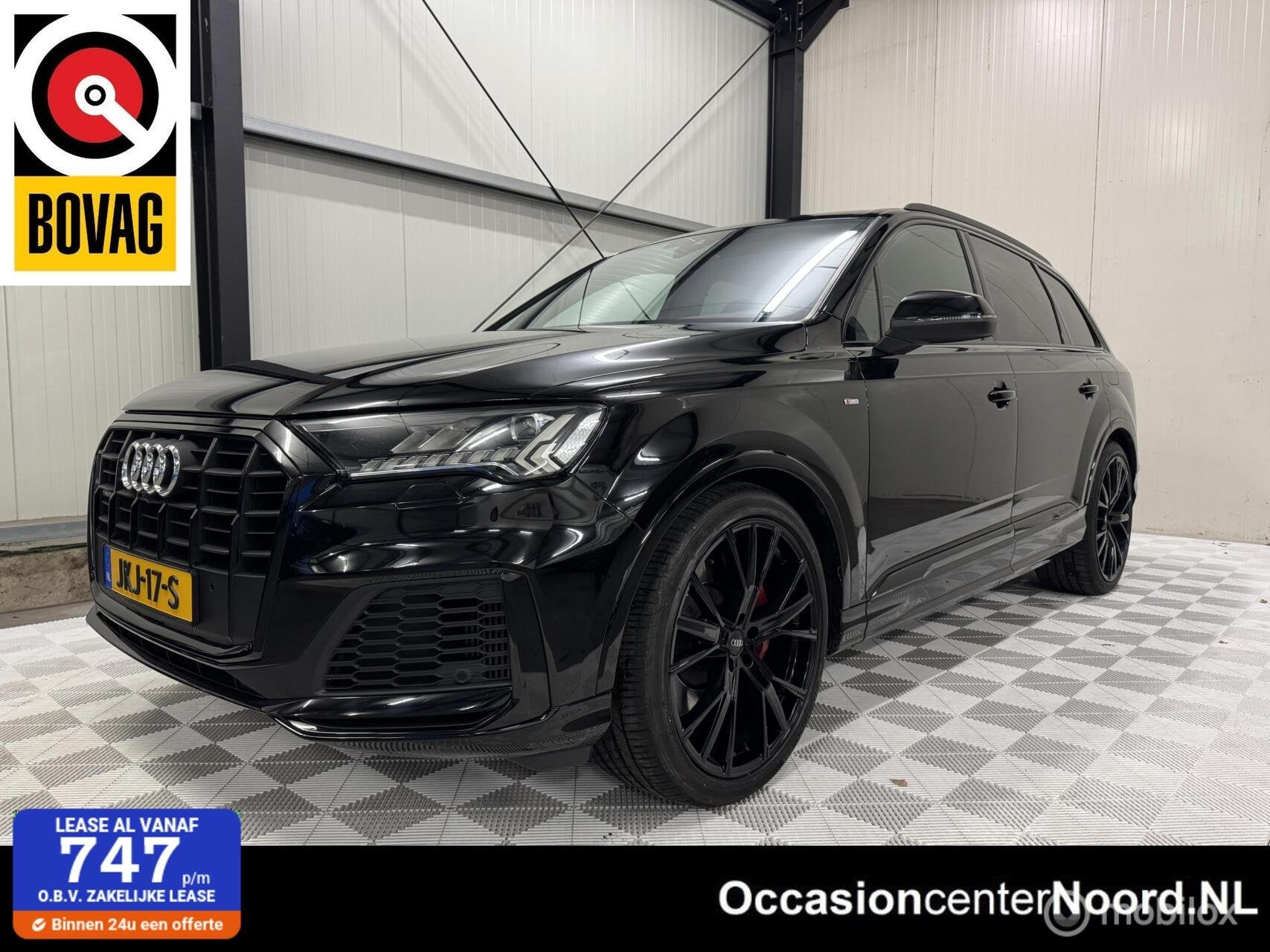 Audi Q7 60 TFSI Quattro S-Line | 22 inch | Trekhaak | 456PK, Auto's, Audi, Automaat, Dealer onderhouden, Gebruikt, 2995 cc