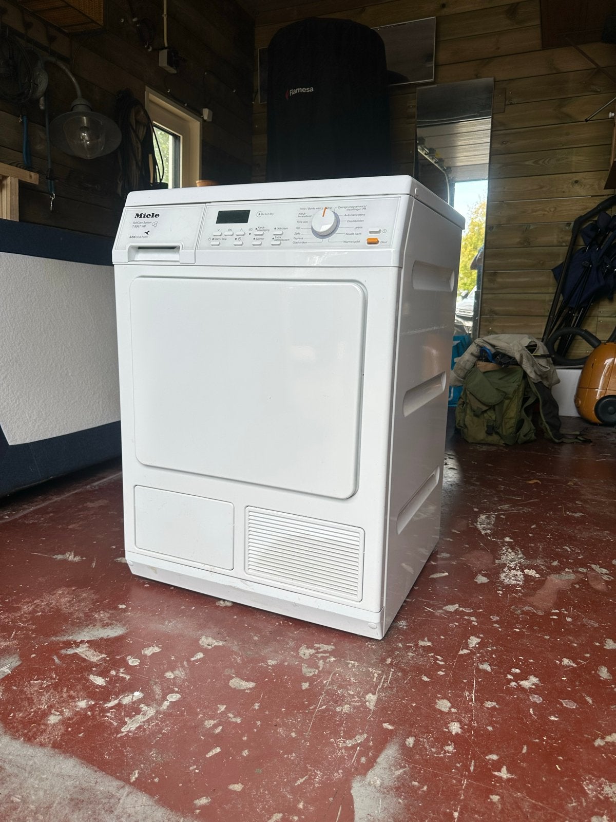 Miele condensdroger T 8967 WP EcoComfort - Zo goed als nieuw, Ophalen, Zo goed als nieuw, Condens