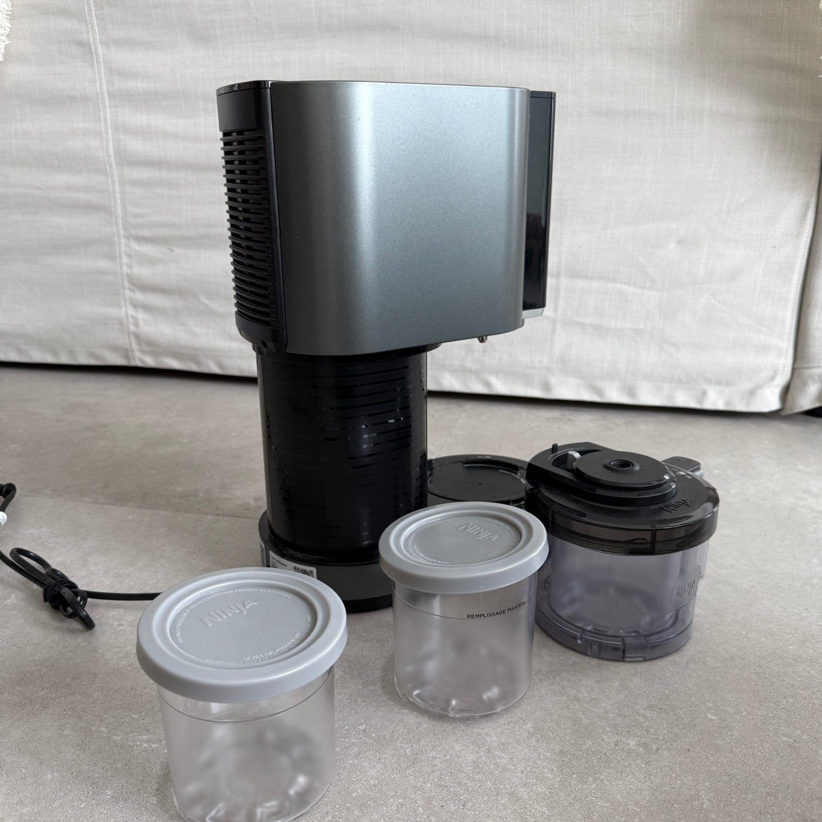 Ninja Creami IJsmachine NC300EU - Zo goed als nieuw, Ophalen, 3 snelheden of meer, Zo goed als nieuw, Vaatwasserbestendig