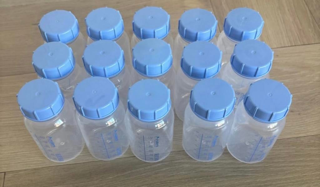 15 moedermelk flesjes, Kinderen en Baby's, Babyvoeding en Toebehoren, Ophalen of Verzenden, Gebruikt, Overige typen