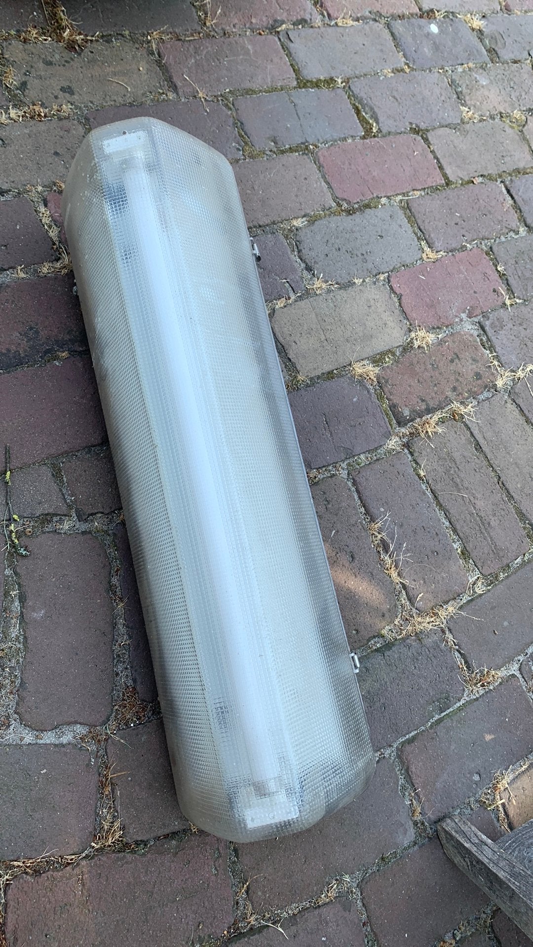 Buitenlamp aluminium zzware uitvoering, Ophalen, Gebruikt