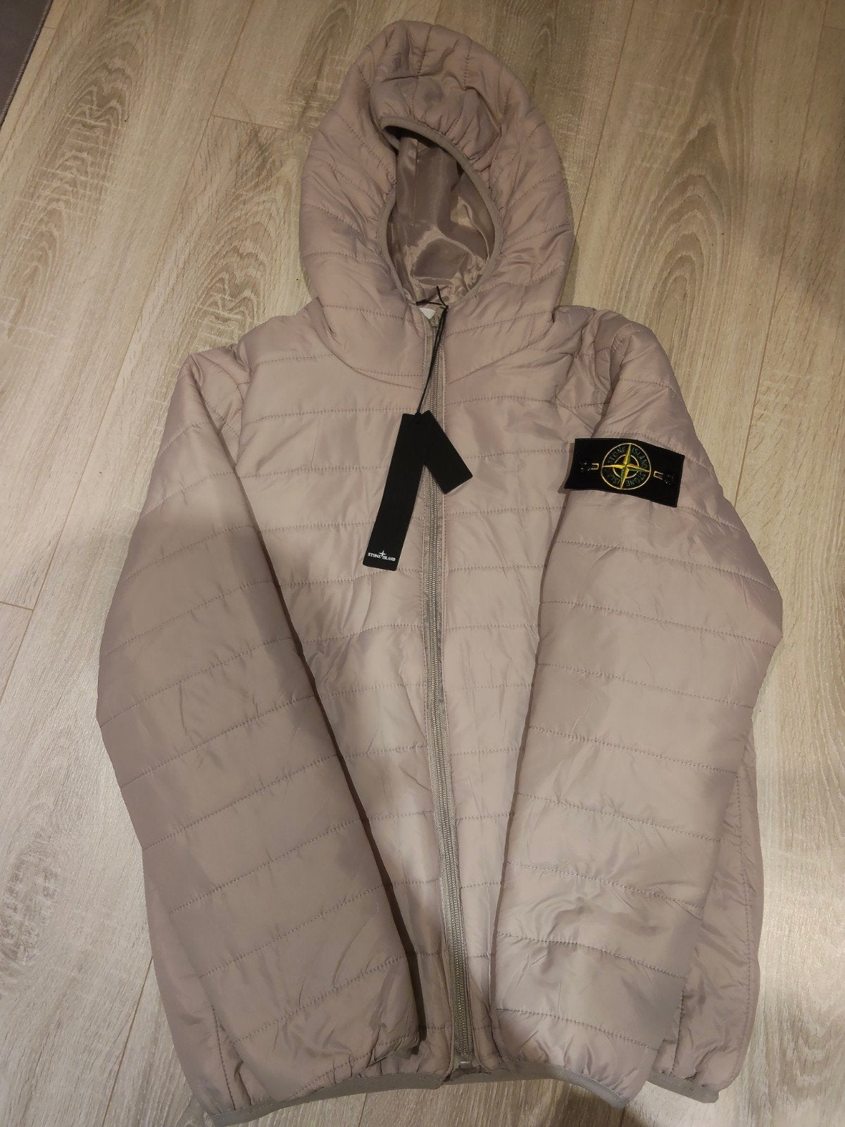 Stone island GLOEDNIEUW, Maat 52/54 (L), Wit, Nieuw, Ophalen of Verzenden