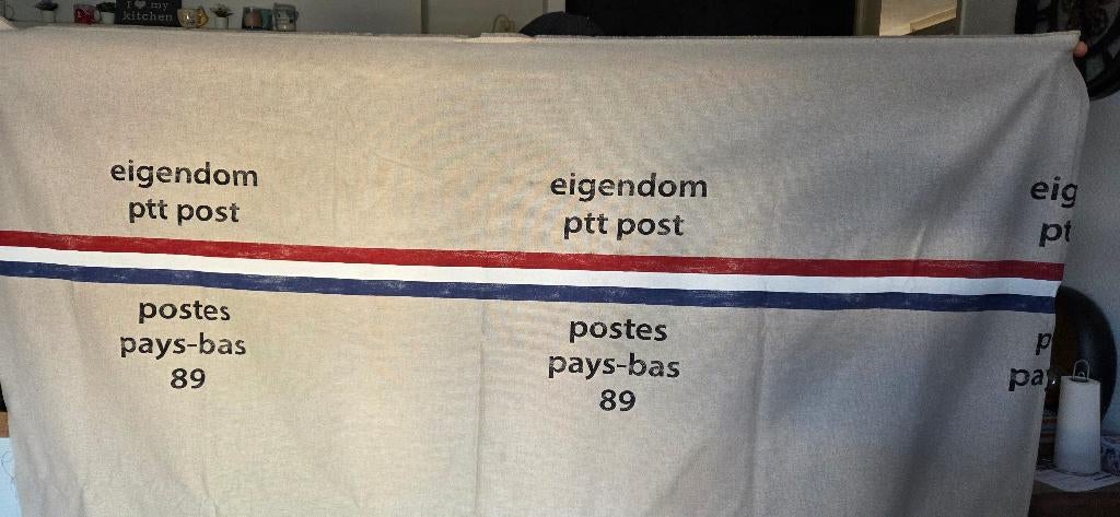 Nieuwe stof van PTT Post, 120 cm of meer, Beige, Ophalen of Verzenden, Katoen