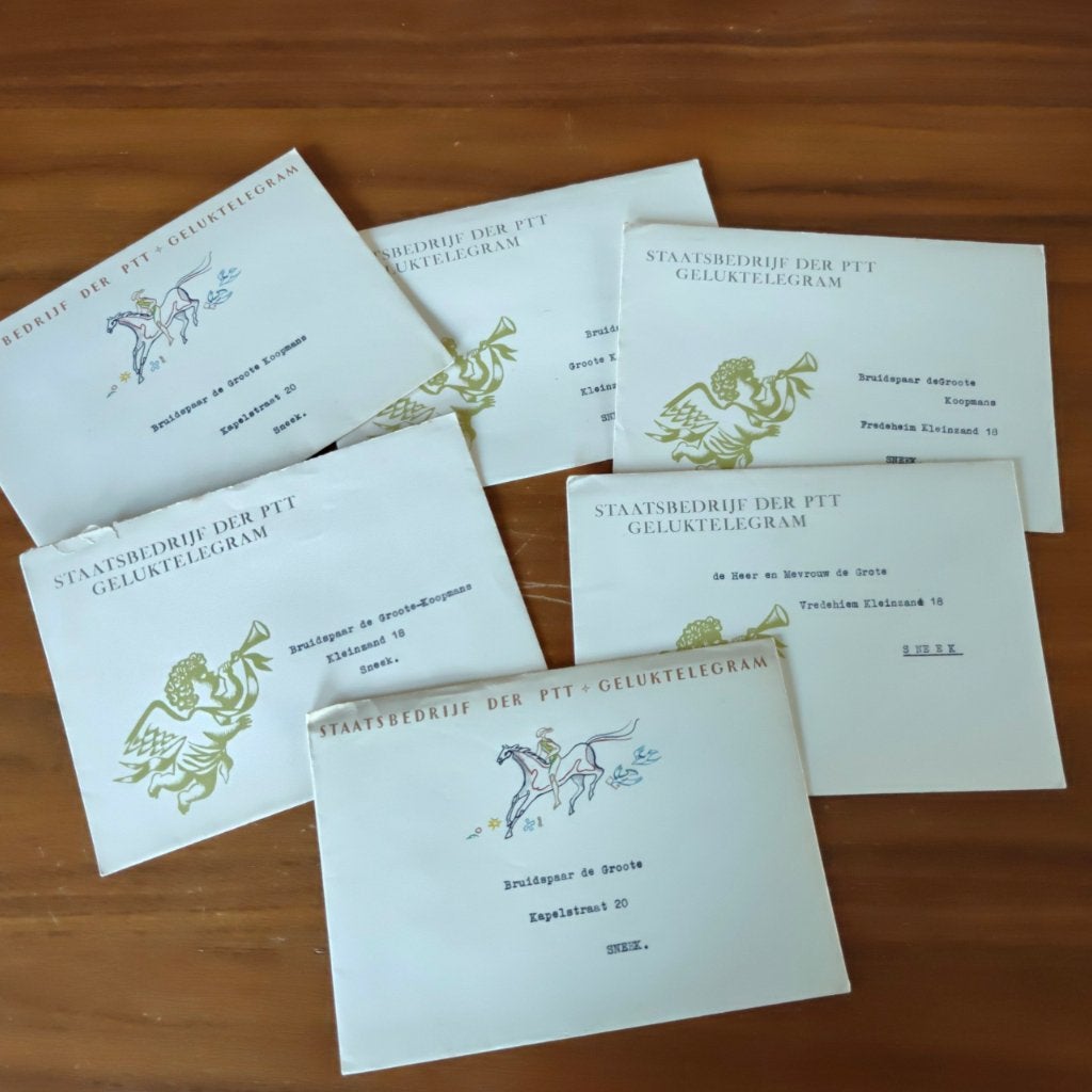 Gelukstelegrammen 1953, Ophalen of Verzenden, 1940 tot 1960