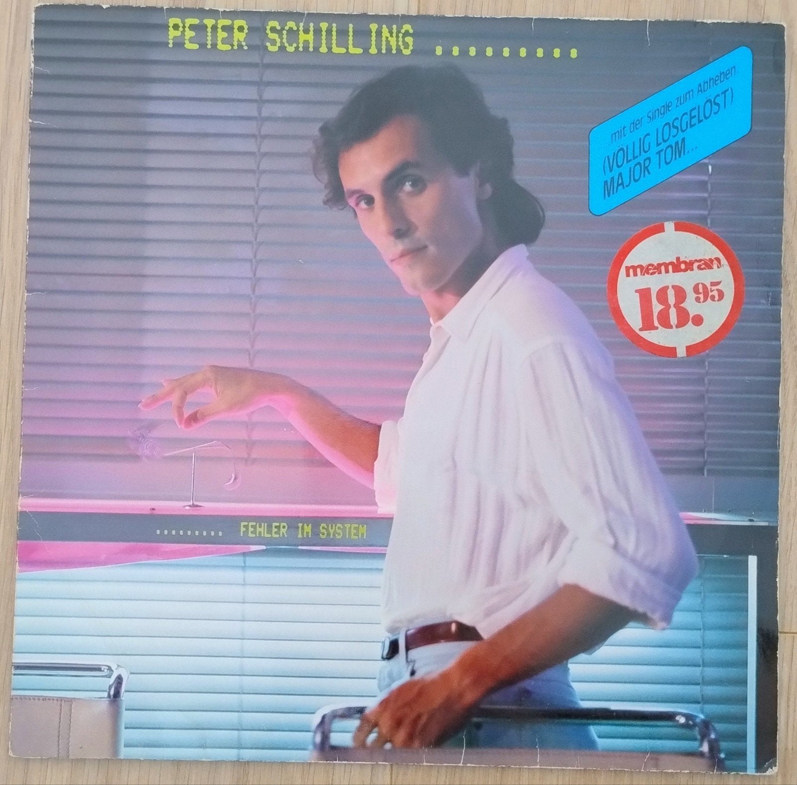 Peter Schilling - Fehler im System LP (Major Tom), LP, Gebruikt, Ophalen of Verzenden, 12 inch